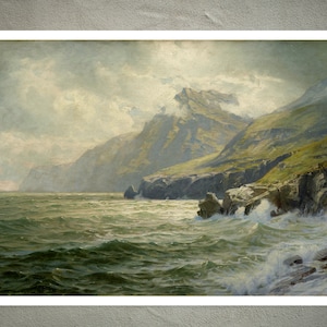 William Trost Richards &quot;Donegal Bay&quot; (c.1902) - Premium Reproduction Giclée Fine Art Print