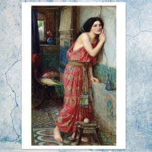 John William Waterhouse "Thisbe" (c.1909) - Pre-Raphaelite - Giclée Fine Art Print