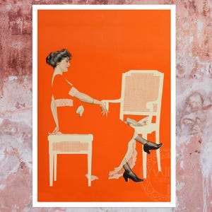 Coles Phillips "Survival of the Fittest" (c.1911) - Giclée Fine Art Print