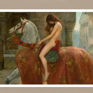 John Collier &quot;Lady Godiva&quot; (1898)  - Premium Reproduction Giclée Fine Art Print