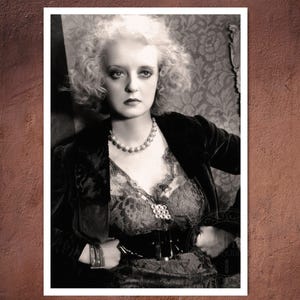 Vintage Photograph "Bette Davis" Promotional Still from the movie "Of Human Bondage" (c.1934) - Giclée Fine Art Print