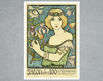 Paul Berthon "Salon de Cents" (c.1897) - Giclée Fine Art Print