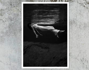 Lady in Water 1947 H Photo Print, Weeki Wachee Spring, Florida