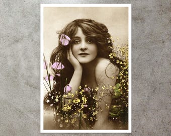 Vintage Photograph "Maude Fealy" (c.1905)  - Giclée Fine Art Print