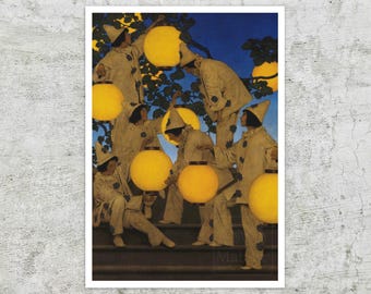 Maxfield Parrish &quot;The Lantern Bearers&quot; (c.1908) - Premium Reproduction Giclée Fine Art Print