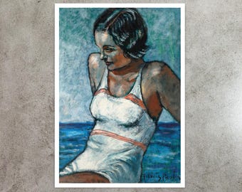 Francis Picabia "The Bather" (c.1942) - Giclée Fine Art Print