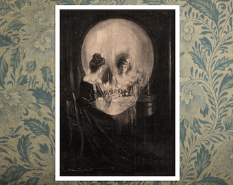 Charles Allan Gilbert "All Is Vanity" (c.1892) - Giclée Fine Art Print