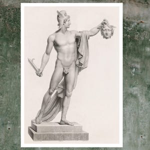 Domenico Marchetti "Perseus with the Head of Medusa" (c.1811) - Giclée Fine Art Print