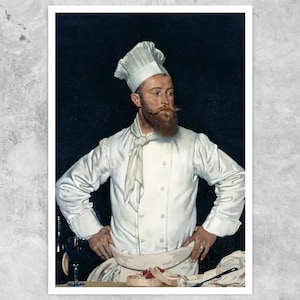 William Orpen &quot;Le Chef de l&#39;Hôtel Chatham, Paris&quot; (c.1921) - Premium Reproduction Giclée Fine Art Print