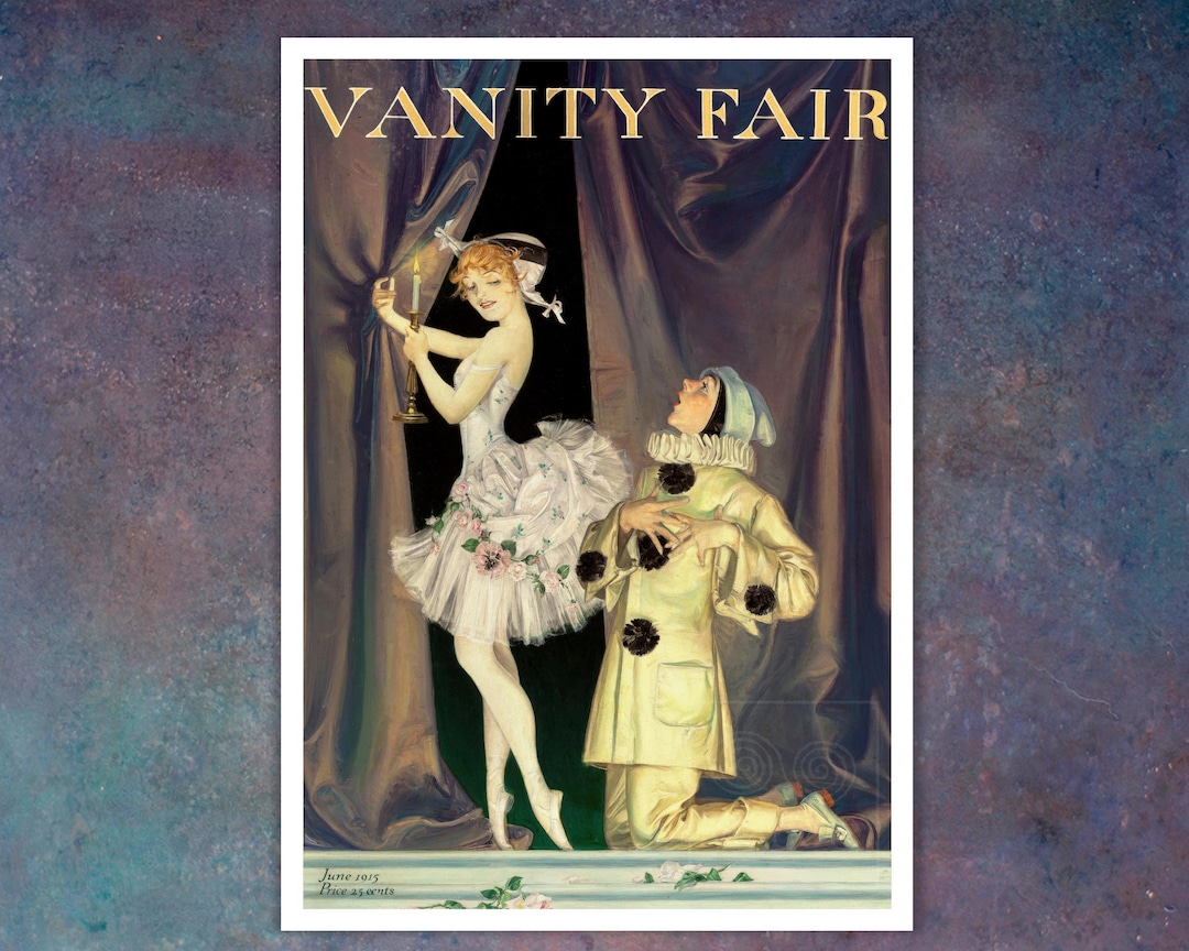 Vintage Vanity Fair Magazine Cover 
