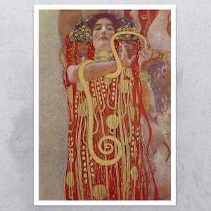 Gustav Klimt &quot;Hygieia&quot; (c.1901) - Premium Reproduction Giclée Fine Art Print
