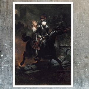 Émile Jean-Horace Vernet &quot;The Dead Travel Fast&quot; (c.1839) The Gothic Ballad of Lénore - Premium Reproduction Giclée Fine Art Print
