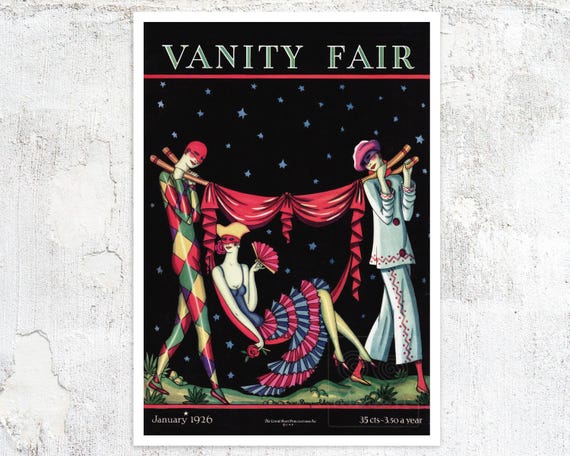 Vintage Vanity Fair Magazine Cover 