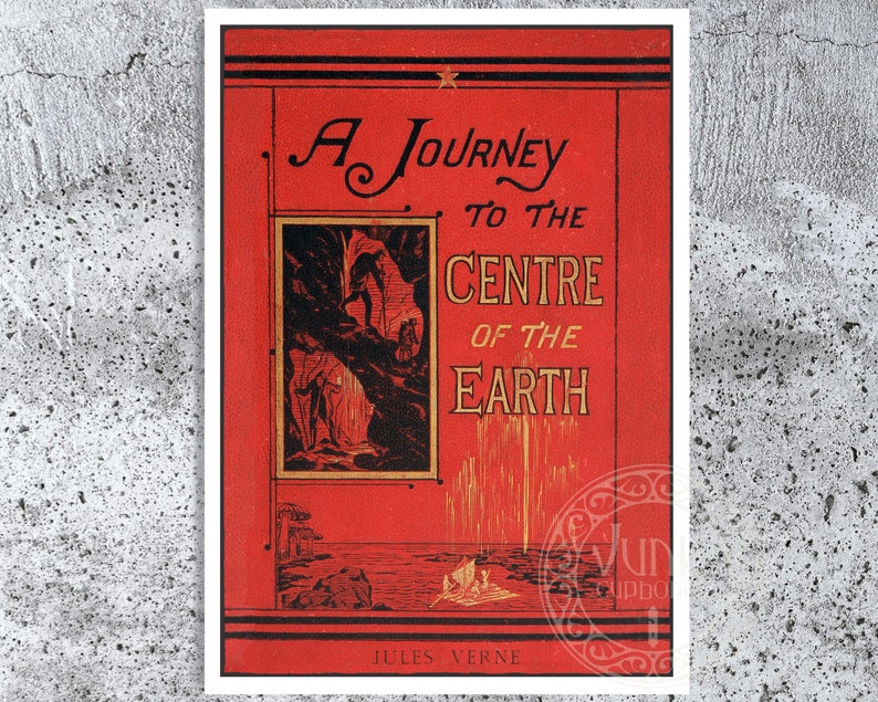 Jules Verne a Journey to the Center of the Earth | Etsy