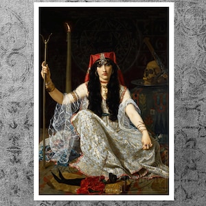 Georges Merle &quot;L&#39;Envoûteuse / The Sorceress&quot; (c.1883) - Premium Reproduction Giclée Fine Art Print