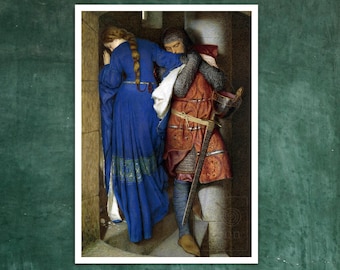 壁掛け絵画　ラインの74砲艦　ウィリアムフレデリックミッチェル Frederic William Burton 