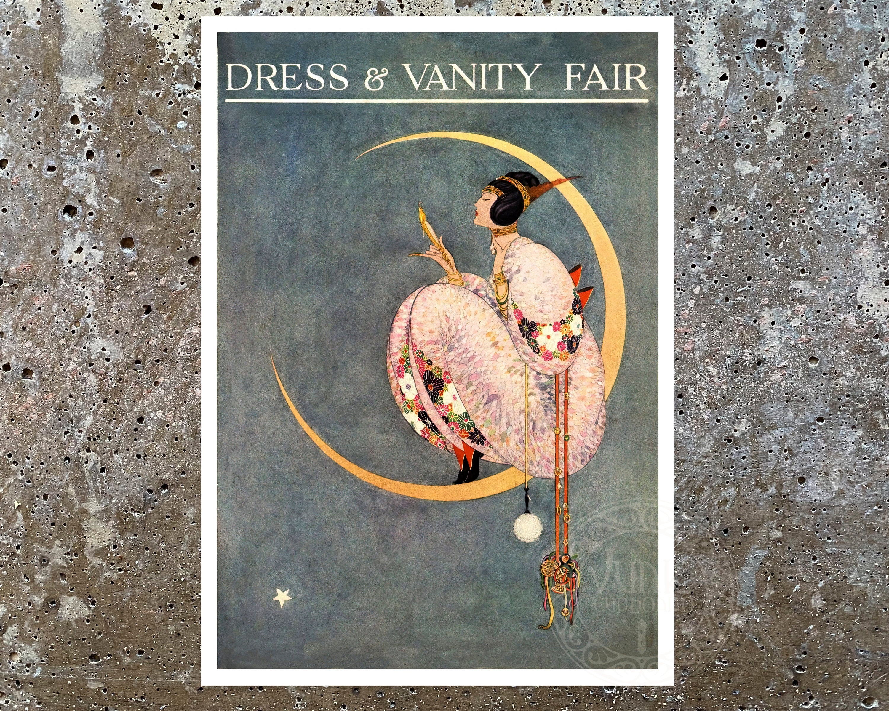 Vintage Vanity Fair Magazine Cover Poster April 1915 — MUSEUM OUTLETS