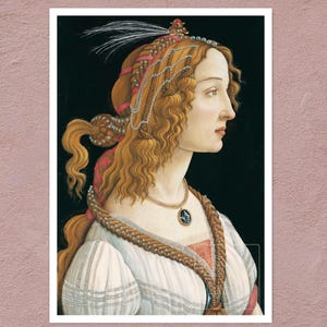Sandro Botticelli "Portrait of Simonetta Vespucci" (c.1480–1485) - Giclée Fine Art Print