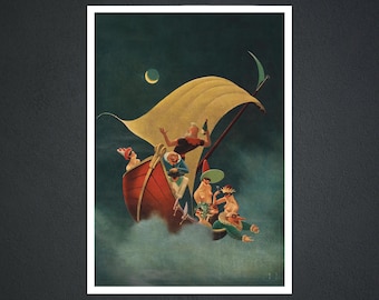 Vintage Magazine Cover Art for "Jugend" Franz Sedlacek (c.1930) - Giclée Fine Art Print