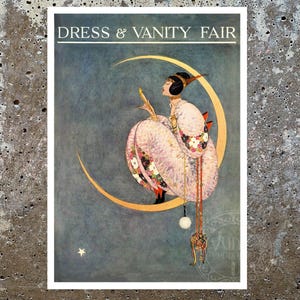 Vintage Vanity Fair Magazine Cover "October 1913" by George Wolfe Plank - Giclée Fine Art Print