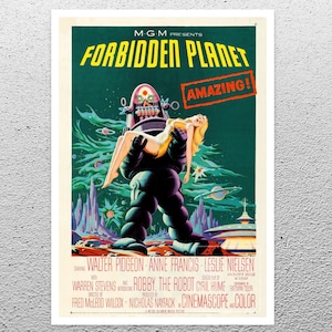 Vintage Movie Poster “Forbidden Planet” (c.1956) - Giclée Fine Art Print
