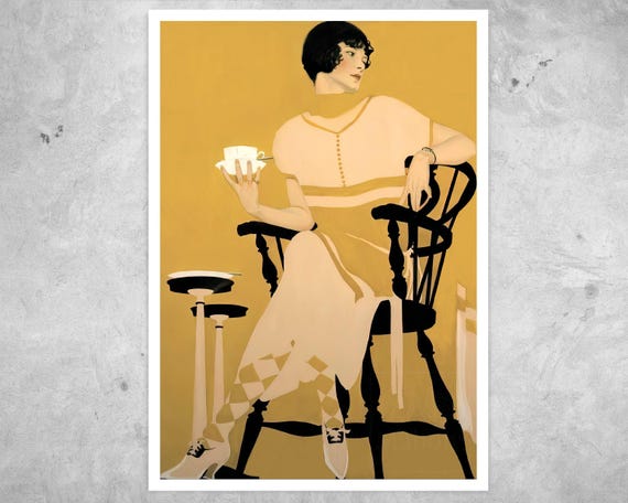 Coles Phillips "The Magic Hour - Afternoon Tea" (c.1924) - Giclée Fine Art Print