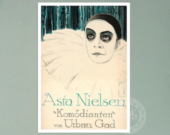 Ernst Deutsch-Dryden "Asta Nielsen" (c.1913) - Giclée Fine Art Print