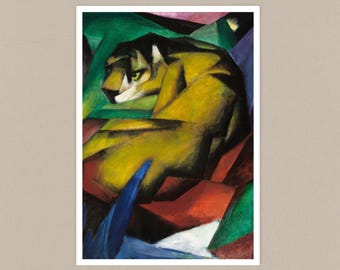 Franz Marc "Tiger" (c.1912) - Giclée Fine Art Print