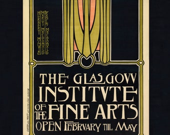 マッキントッシュ『GLASGOW Institute of Fine Arts』 Glasgow Institute of the Fine Arts