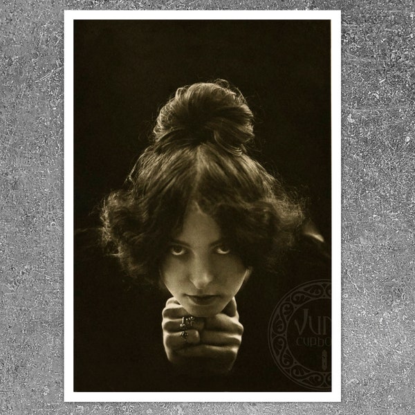 Vintage Photo "Kätzchen" (c.1901)" Stefanie Ludwig - Premium Reproduction Giclée Fine Art Print