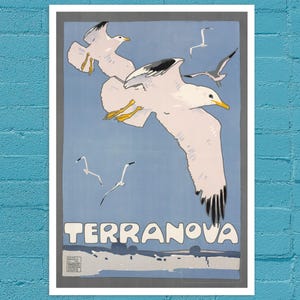 Vintage Advertising Poster "Terranova" Ludwig Hohlwein (c.1909) - Premium Reproduction Giclée Fine Art Print