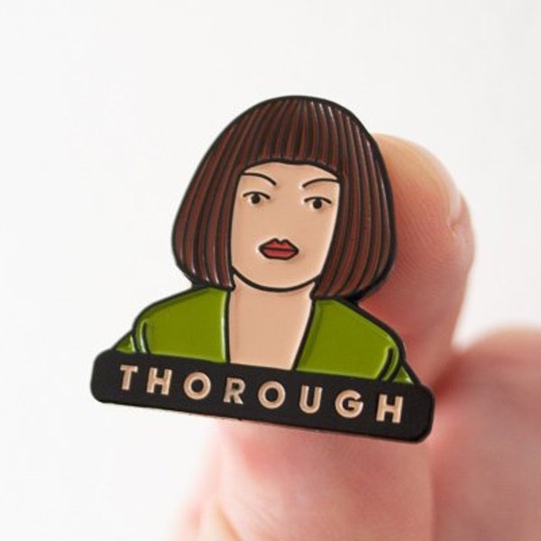 Thorough - Big Lebowski Maude Pop Culture Movie Lapel Pin