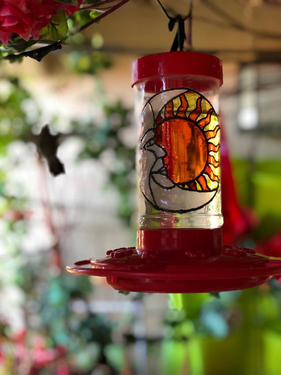 16 Oz Hummingbird Feeder Custom Made To Order 16 Ounce Wide Etsy