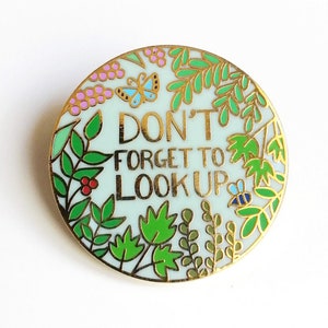 Don't Forget To Look Up Hard Enamel Pin