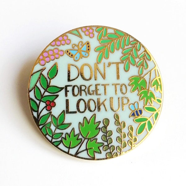 Don't Forget To Look Up Hard Enamel Pin