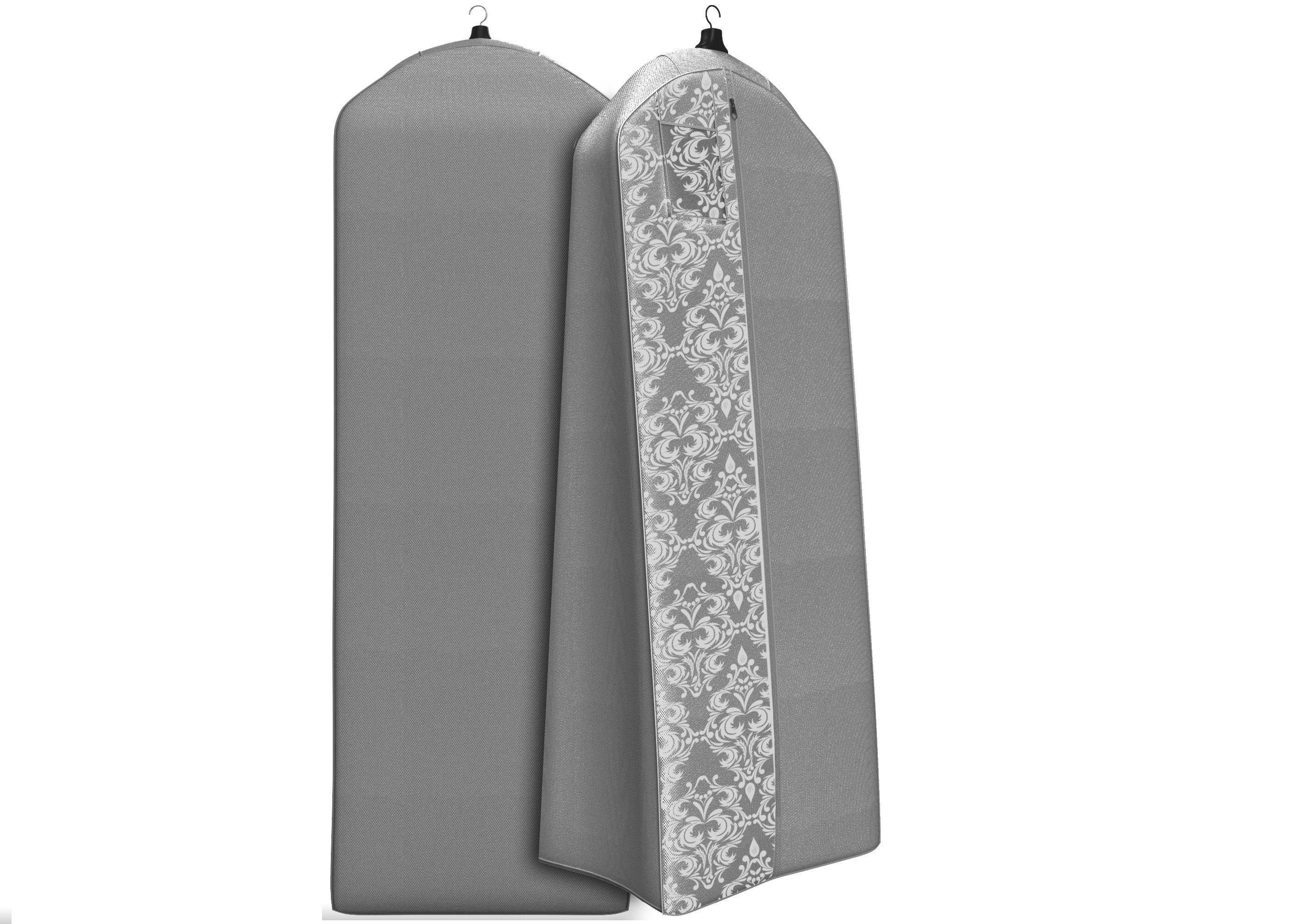 3 Pack Dress and Gown Garment Travel Bags 48" x 24" Hanging Window Tapered 