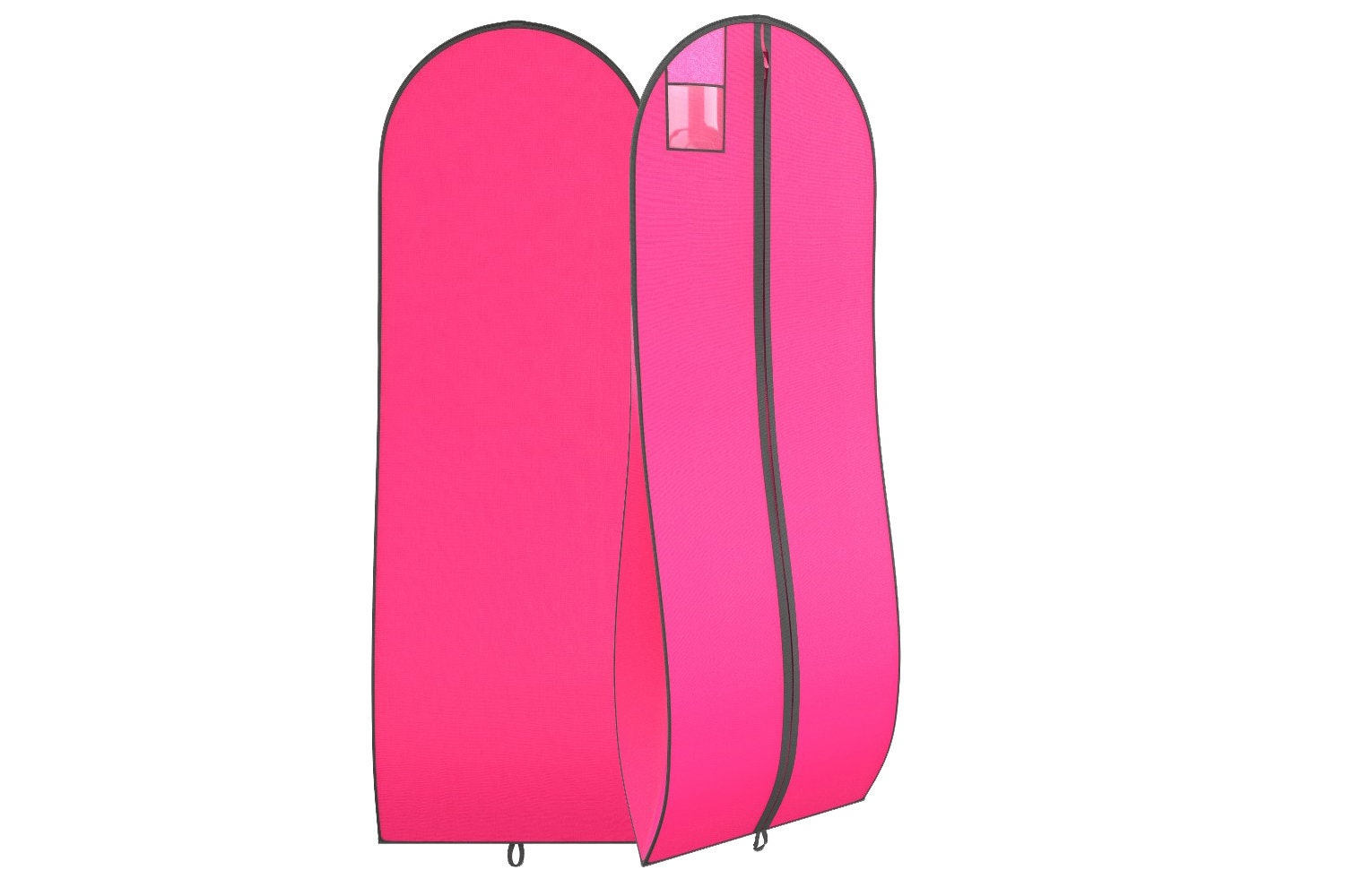 Pink Gusseted Garment Bag for Womens Dresses Travel Folding Etsy