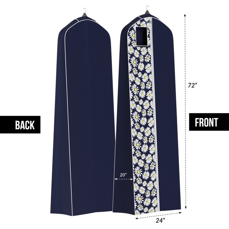 20 Gusseted Gown Garment Bag for Dresses Travel Etsy