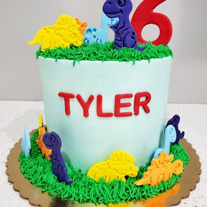 Dinosaur Cake/Cupcake Toppers