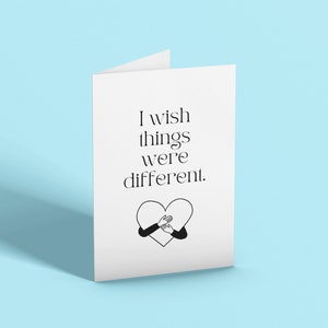 Tough times, so sorry, sympathy card, breakup, grief card, friend card, bad news, thinking of you card