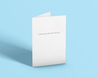 Loss card, sympathy card, loss gift, grief card, in memory, funeral, loss