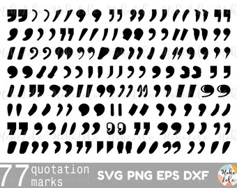 Download Quotation Marks With Photos Etsy