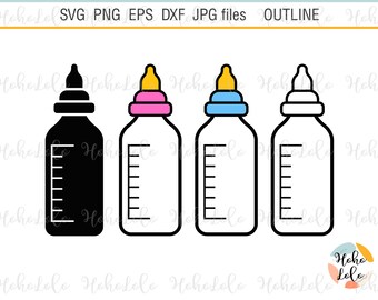 Download Baby Bottle Outline Etsy