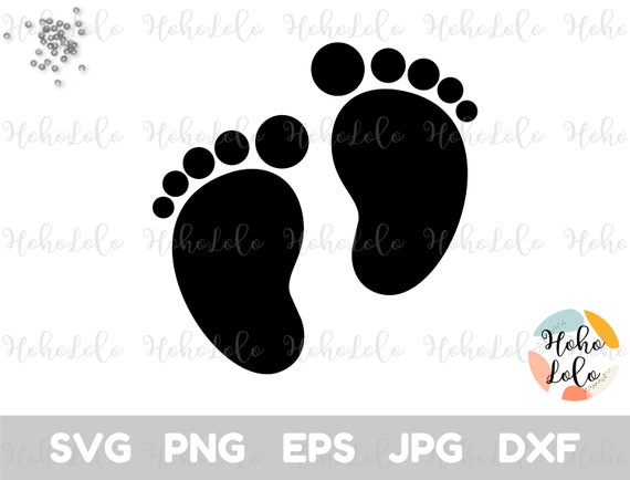 Baby Feet Print Svg Png Files Etsy Canada