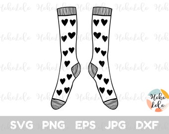 Pair Socks, Svg Png Dxf files