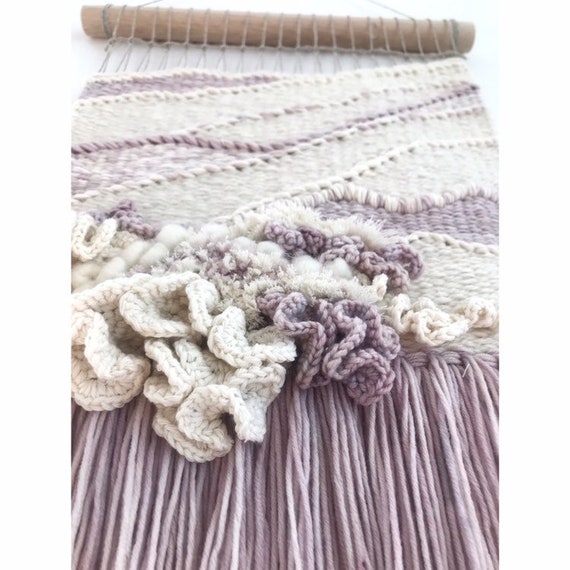 neutral tapestry wall hanging