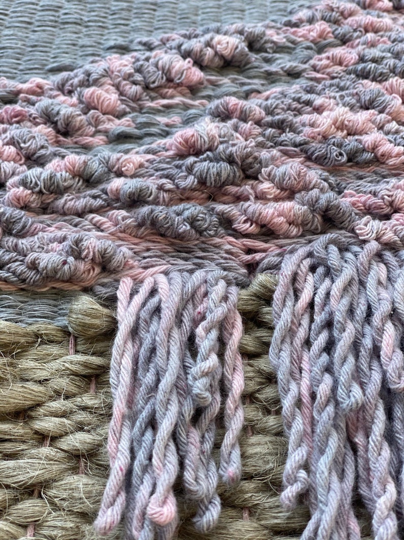 Ombre Woven Wall Hanging Dip Dye Weaving Wall Hanging Etsy