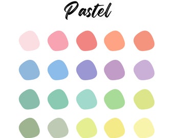 Pastel Digital Art Color Palette