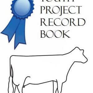 Könnte beinhalten: Eine Schwarzweiß-Zeichnung einer Kuh. Das Bild ist Teil eines Jugendprojekt-Tagebuchs.