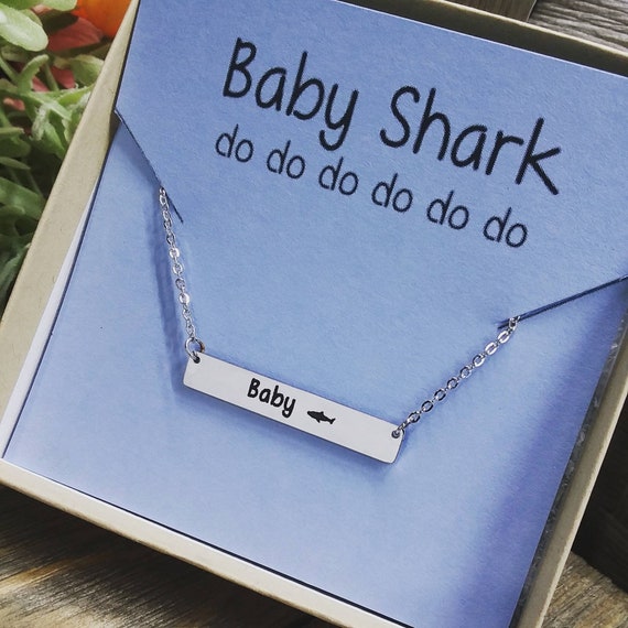mommy shark necklace